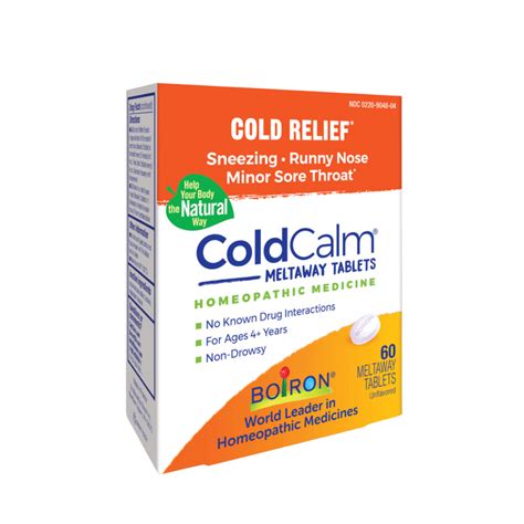 Boiron Coldcalm Tablets – Alive and Well Shop