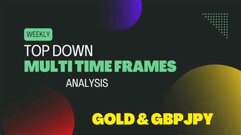 Weekly Top Down Multiple Time Frames Analysis Gold Gbpjpy Youtube