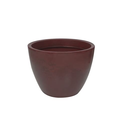 Vaso de Chão Extra Grande em Plástico 52x70cm Antique Vermelho Verona