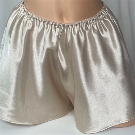 Nude Satin Panties Etsy