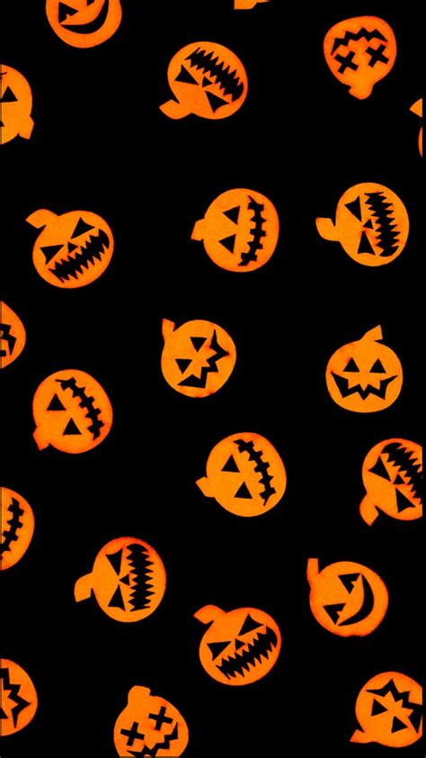 Spooky Jack o Lanterns Wallpaper Halloween Background in 2023 | Pumpkin ...