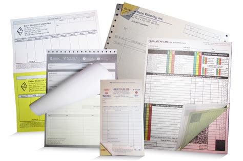 Ncr Form Printing Custom Carbonless Copy Forms