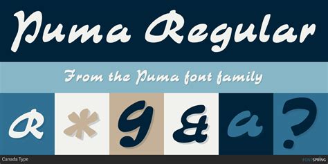 Puma Font | Fontspring