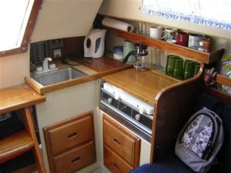 28 Trailer sailer ideas | sailboat interior, boat interior, sailboat