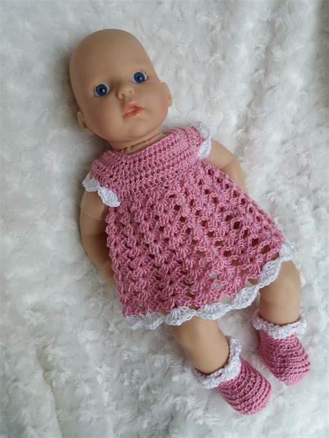 Linmary Knits Annabell Crochet Dress And Booties