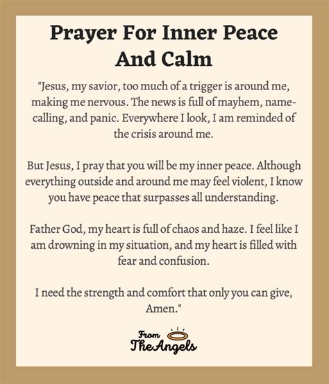 9 Strong Prayers For Inner Peace And Calm: Help From God