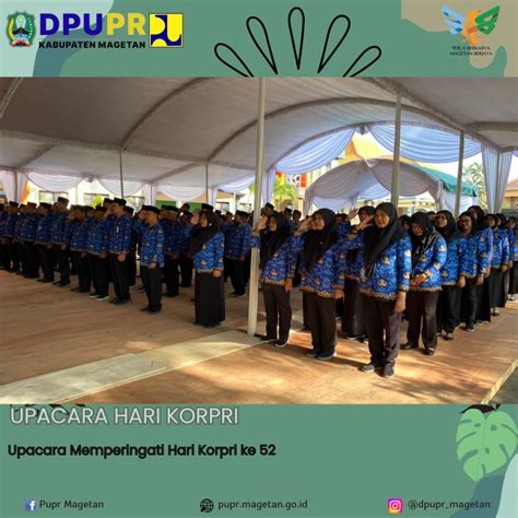 Upacara Hari KORPRI Ke 52 Tahun 2023 Kabar Magetan