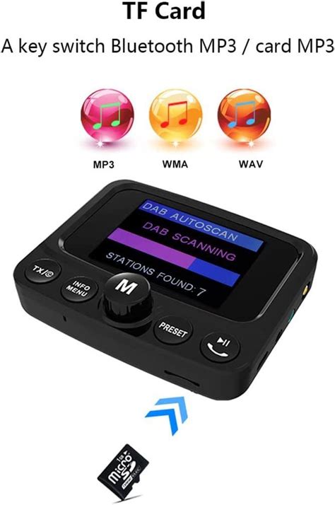 Firste Colorful Display Car Dab Dab Radio Adaptor Portable Dab