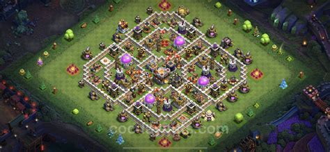 Melhor Layout De Farm Cv Link Anti Estrelas H Brido Coc Clash