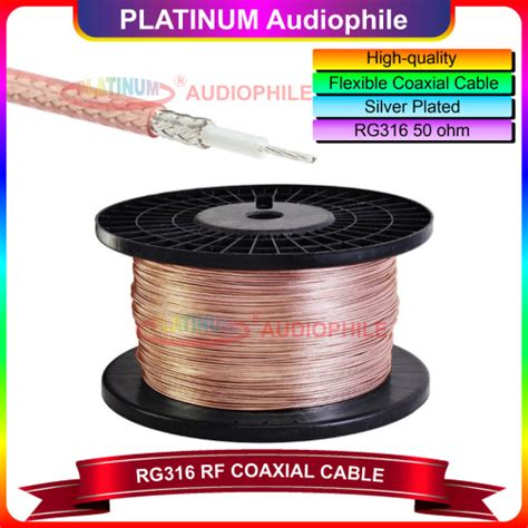 Jual Kabel Teflon Rg Rf Coaxial Cable Silver Eceran Meteran Kab