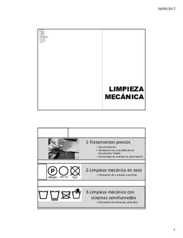 Limpieza Mecanica Poliformat Pdf