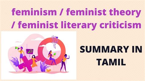 Feminism Feminist Literary Criticism Summary In Tamil Youtube