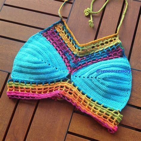 Crochet Bikini Halter Bikini Top Crochet Bikini Top Mujeres Etsy