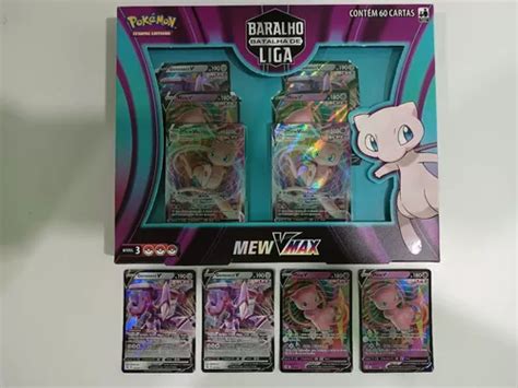 Deck Batalha De Liga Mew Vmax Pokémon Tcg Copag Frete Grátis