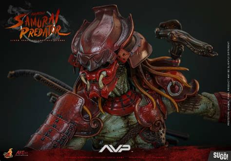 Hot Toys Alien Vs Predator Akaoni Samurai Predator AC06 1 6 Action Figure Sugo Toys