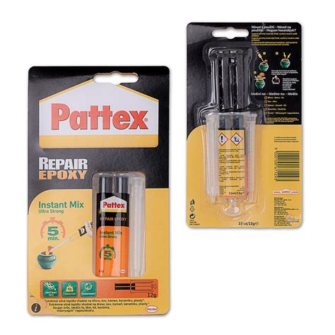 Dvousložkové epoxidové lepidlo Pattex Repair Epoxy Ultra Strong 5min