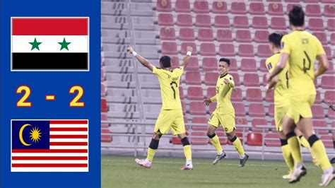 Harimau Malaya Sekali Lagi Ikat Syria 2 2 Aksi Persahabatan