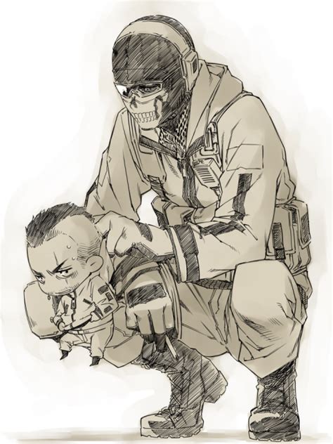 Pin By Pika On Anime Call Of Duty Ghosts Call Of Duty Character Art