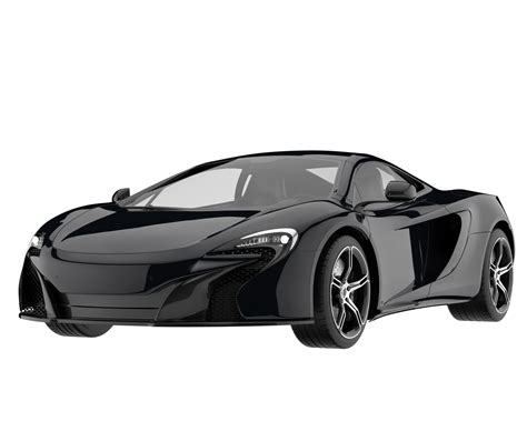 Sport Car Isolated On Transparent Background 3d Rendering