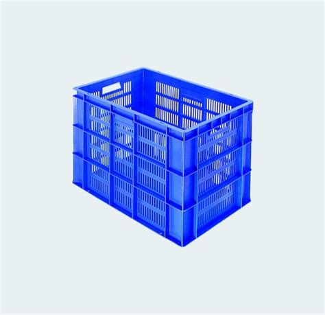 Blue Supreme Plastic Crates Ssp Outer Dimension Lxwxh X