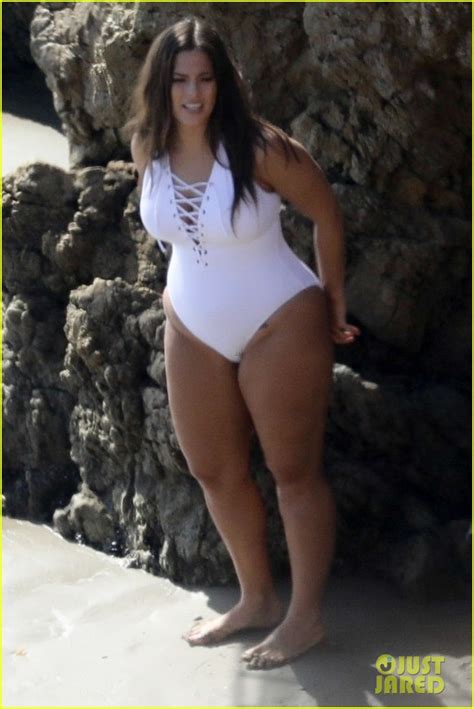 Ashley Graham Hits The Beach For A Bikini Photo Shoot Photo