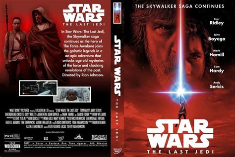 Star Wars The Last Jedi 2017 Dvd Custom Cover Dvd Cover Design