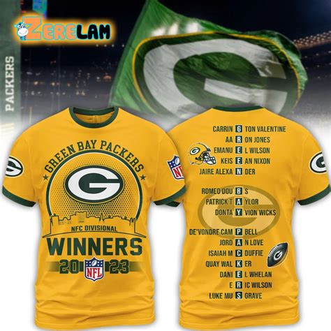 Packers NFC Divisional Winners 2023 Shirt - Zerelam