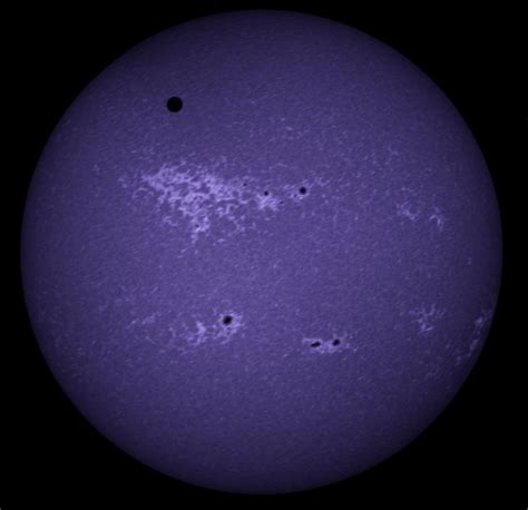 Venus Transit In The Calcium K Line Astronomy Magazine Interactive