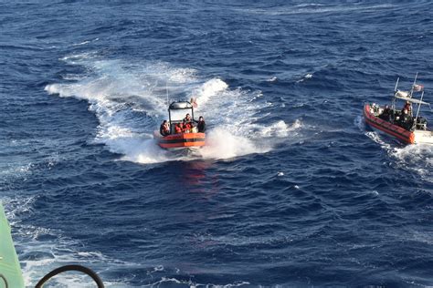 U S Coast Guard Cutter Resolute Returns Home Following Day