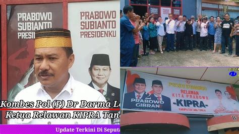 Kombes Pol Purn Dr Darma Lelepadang Sebut Kemenangan Prabowo Gibran Di