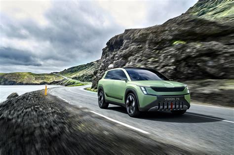 Skoda Reveals Stunning Vision 7s All Electric Suv Concept Torque