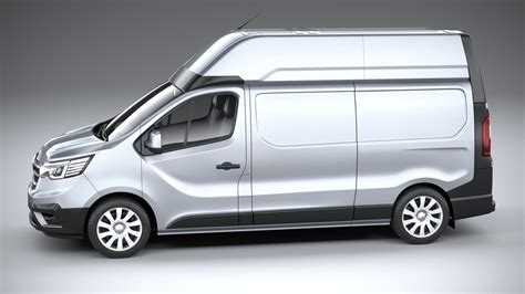 3d Renault Trafic Van L2h3 2021 Model Turbosquid 1785909