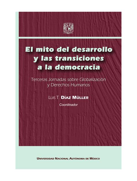 Pdf El Mito Del Desarrollo Unamel Mito Del Desarrollo Y Las