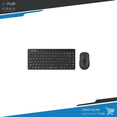 Km Combo A Tech Styler Fg Air Black Wireless Desktop Keyboard