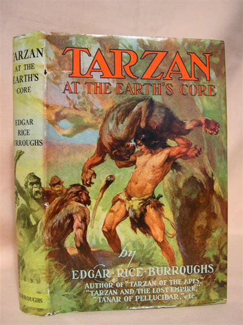 Tarzan At The Earth S Core By Burroughs Edgar Rice Fine Hardcover