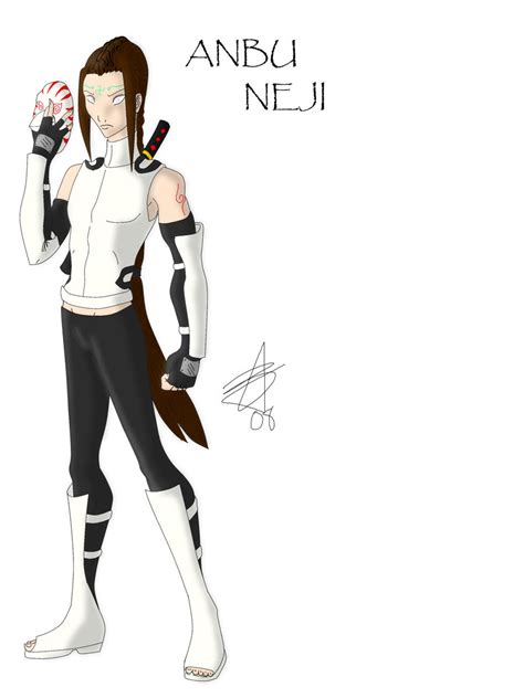 Anbu Neji Colored By Duetmaoim On Deviantart