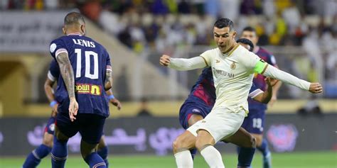 Dua Gol Cristiano Ronaldo Bawa Al Nassr Hajar Al Adalah 5 0 Tapi Masih