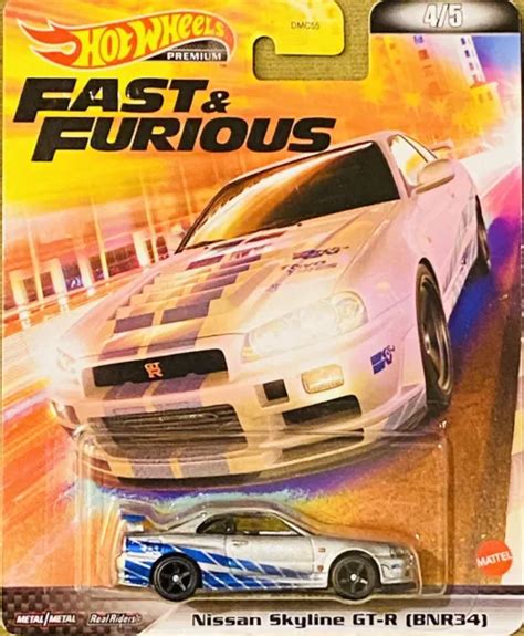 Hot Wheels Fast Furious Nissan Skyline Gt R Bnr New Sale