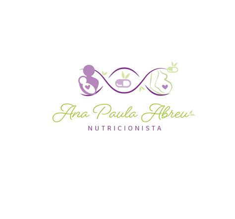 Logotipo Personalizado Para Nutricionista Desenhado Dna Materno