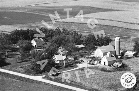 Vintage Aerial Iowa Iowa County 1972 2 Pio 14