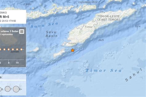 Gempa Magnitudo Guncang Kupang Antara News Kupang Nusa Tenggara