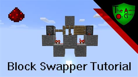 How To Build A Block Swapper In Minecraft 1 20 YouTube