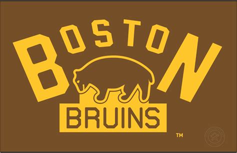 Boston Bruins Logo - Primary Dark Logo - National Hockey League (NHL ...