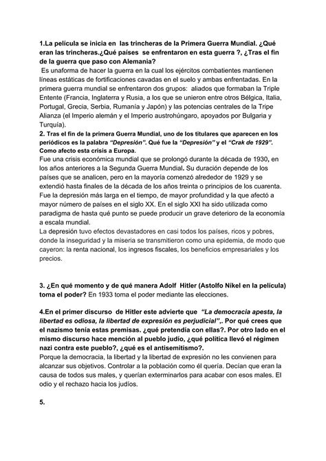 El Gran Dictador Preguntas PDF