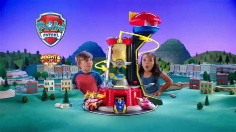 Paw Patrol Mighty Pups Super Paws Lookout Tower Playset With Lights And Sounds Youtube