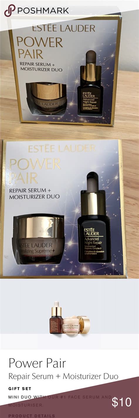 Estée Lauder Power Pair Estee Lauder Moisturizing Serum Estee