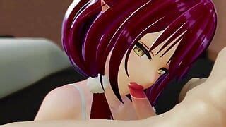 Yukihana Lamy Blowjob Creampie Hentai Vtuber Hololive Mmd 3D Crimson