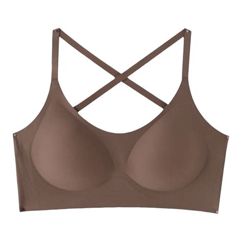 Seamless Bras For Women Seamless Plunge Bra Racerback Bralette Lightly