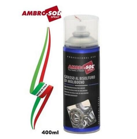 Grasso Spray Al Bisolfuro Di Molibdeno Ml Ambro Sol Made In