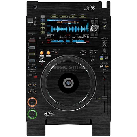 Dj Skins Pioneer CDJ 2000 NXS 2 Skin Brushed Black MUSIC STORE